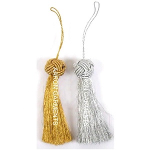 Wholesale Metallic Thread Promotional Tassel - Wholesale Handmade New Fancy French Gold Bullion Tassel-Metallic Bullion Tassels - Product Image 4