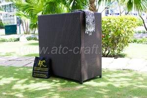High Quality Poly PE Rattan Outdoor Furniture High Bar Set and Table for Relaxing RABR-097 (Style 4) - Product Image 3