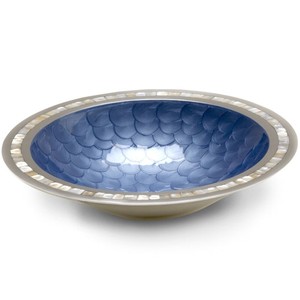 Bol décoratif de couleur émaillée Accessoires de cuisine en aluminium et métal pour la maison Bol de restaurant pour hôtels - Product Image 1