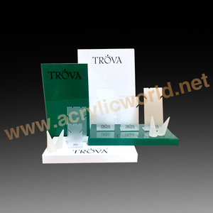 Support de présentation de collier en Perspex épais avec Logo personnalisé pour vitrine de magasin présentoir de bijoux en acrylique présentoirs de bijoux - Product Image 2