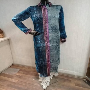 Kurtis — tissu en coton à rayonne imprimé pour femme, Kurtis indiens, imprimé, à bas prix, vente en gros, - Product Image 3