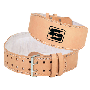 Custom Leather 6 Inch Padded Gym Belt for Weightlifting and Bodybuilding Fitness Training Back Support with Custom Logo - Product Image 6