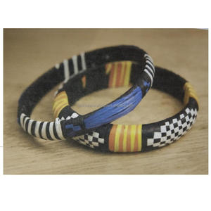 Brazalete de yute de color de la mejor calidad y brazalete de moda, brazaletes de joyería, pulseras de joyería de moda - Product Image 4