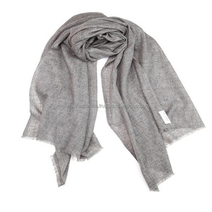 100% écharpe en cachemire personnaliser Offre Spéciale femmes Pashmina écharpe plaine solide hiver couleur autres écharpes - Product Image 3