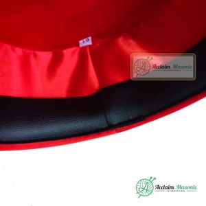 Royal Arch Regalia Crowns Chapeaux maçonniques brodés Royal Arch avec décorations en strass et badges à coudre - Product Image 2