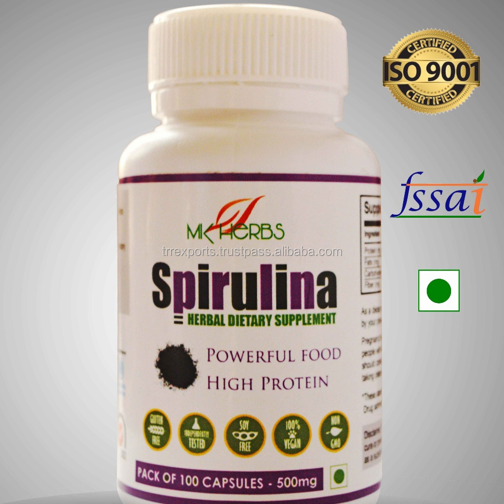 Высокое качество Спирулина Капсулы ISO сертифицированное capsule