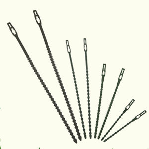 Corbata de plástico verde ajustable grande de 23cm para macetas y jardineras de jardinería-RAPITECH - Product Image 3