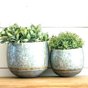 Jardinière murale de poche en métal galvanisé Décoration murale suspendue pour jardin et maison Jardinière murale en métal - Product Image 1