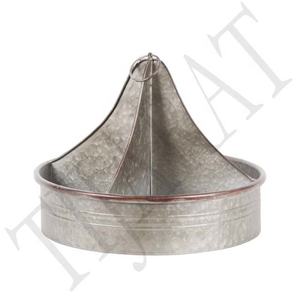 Bandeja de hierro decorativa para servir de forma moderna y elegante de tendencia reciente para decoración de mesa de comedor de boda con logotipo personalizado - Product Image 1