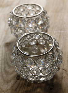 Bougeoir en fer avec cristal suspendu en verre fait d'aluminium de haute qualité pour la décoration de bureau à domicile et de mariage - Product Image 4
