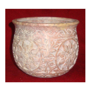 ที่วางเทียนหินสบู่ธรรมชาติทำมือ - Product Image 1