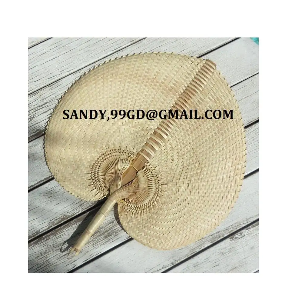 Cool Summer Palm Leaf, Bamboo Hand Fan Wholesale, Wall Hanging Decor made in Vietnam ( 0084587176063 whatsapp)