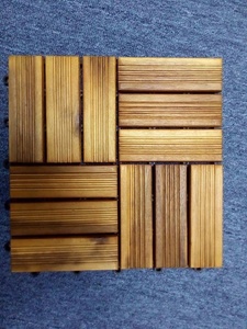 กระเบื้องดาดฟ้ากลางแจ้งพื้นไม้อะคาเซียแข็งซึ่งเชื่อมต่อกันด้วยฐานพลาสติก - Product Image 3