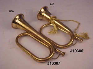 Trompeta de latón con pulido de espejo, artículos de arte de latón, decoración náutica, Trompeta de Metal para uso y decoración - Product Image 2