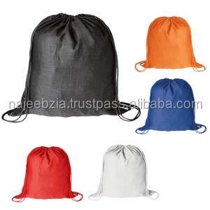 Bolsa de gimnasio deportiva con cordón de poliéster, ecológica, con logotipo impreso - Product Image 5