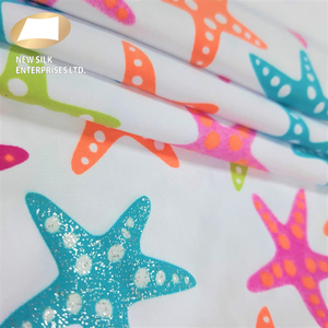 Stock lot pas cher 80 polyester 20 spandex starfish imprimer tissu pour maillot de bain - Product Image 6