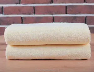Anello in cotone 100 di alta qualità cardato Indanthrene che muore asciugamano per le mani di colore giallo Hotel usa l'asciugamano per il bucato