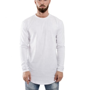 Top Quality ผู้ชายสบายๆแขนยาวผู้ชายเสื้อยืดผ้าฝ้าย100% ที่มีการพิมพ์ที่กำหนดเองเต็มแขนเสื้อยืดผู้ชาย - Product Image 2