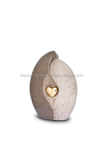 Урна для взрослых с отрывом, латунная урна для кремации сердца, погребальные принадлежности - Product Image 2