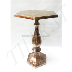 TABLE basse en métal rose, TABLE basse pour salon avec ongles - Product Image 2