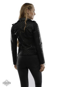 Vegetable Tan 2015 Premium Quality Genuine <b>Leather</b> Jacket Valeriano Romano Made in TR - Product Image 3