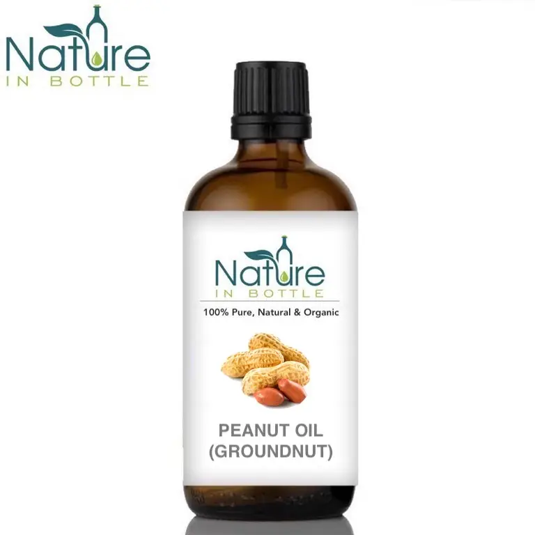 Organic Peanut Oil | Organic Ground Nut Oil | Organic Arachis Oil - Best Quality Pure Carrier Oils - Wholesale Bulk Price