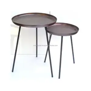 Conjunto de três pernas preto marrom topo gelva 2 mesa de café alta qualidade e melhor fabricação em todo o preço de venda