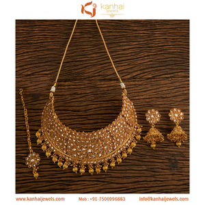 Chapado en oro tradicional de Bollywood Mukuts 18375 Lct - Product Image 1