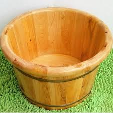 Seau en bois de baril de trempage de pied/seau en bois amical pour le massage de pied - Product Image 5