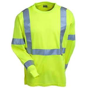 Ropa de Trabajo de Alta Visibilidad Fluorescente Reflectante ANSI Clase 3 de Alta Calidad, Naranja, Manga Larga, Impermeable para Carretera - Product Image 1