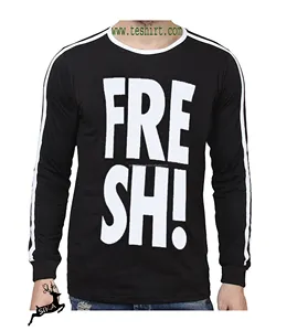 alibaba online shopping gentleman 100% combed ring spun cotton printing long sleeve mens tshirt bamboo organic cotton online