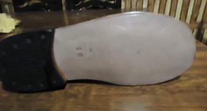 Brogan-Botas de cuero de estilo antiguo personalizadas, botas de piel de grano 100% - Product Image 4