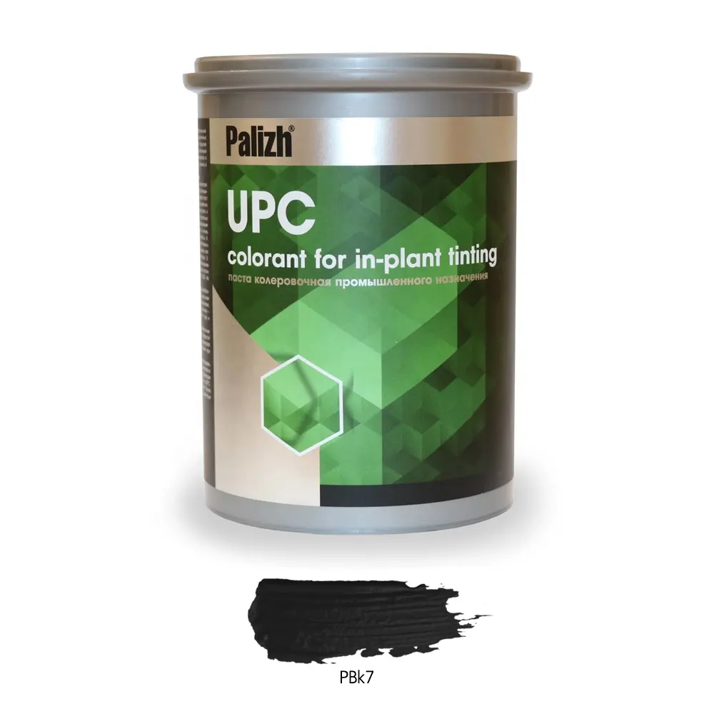 Concentrado de pigmento universal pbk7 preto de carbono, para pinturas à base de água (palizh up c), artista