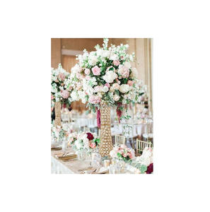 Florero de aluminio para boda, jarrón de flores de nuevo diseño, precio al por mayor, maceta de flores - Product Image 3