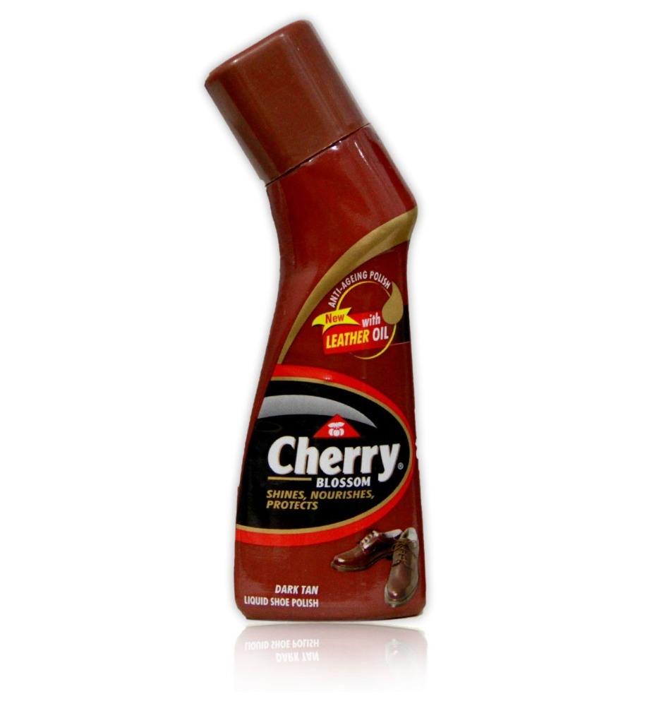 Cherry Black Liquid Shoe Polish CHERRY BLOSSOM Premium Care Liquid