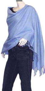 Long châle imprimé floral en acrylique et coton viscose et écharpe traditionnelle Pashmina pour adultes pour le printemps et l'été - Product Image 4