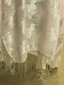 ผ้าพันคอถักลายกุหลาบหรูหราสำหรับโบสถ์ผ้าพันคอผ้าฝ้ายสูงพิมพ์ลายดอกไม้ผ้าลินินสี่เหลี่ยมผ้าคลุมไหล่ผ้าฝ้ายทรงสี่เหลี่ยมสำหรับผู้ใหญ่เด็กผู้หญิงฤดูใบไม้ผลิ/ฤดูร้อน - Product Image 2