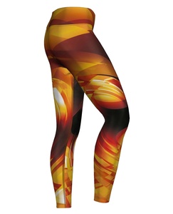 Las mallas de yoga Digital Essence agregan un estilo vibrante a la práctica Medias de cintura alta de diseño personalizado para una experiencia de yoga mejorada - Product Image 3