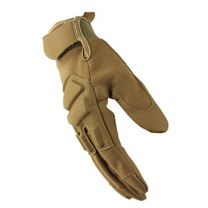 Guantes tácticos marrones de tiro, de dedo completo - Product Image 6