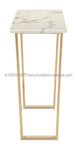 Console basique en marbre vert, table console - Product Image 3