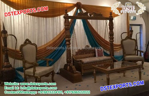 Décor de scène de sangeet grandiose, décor de mariage personnalisé, vente au Royaume-Uni, DST Exports Factory, vente en gros aux États-Unis et en Australie - Product Image 5