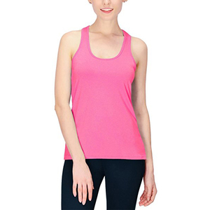 Camiseta sin mangas de gimnasio de algodón 100% directa de fábrica para mujer, patrón liso de moda, cuello redondo de punto, ropa deportiva Formal para todas las estaciones - Product Image 6