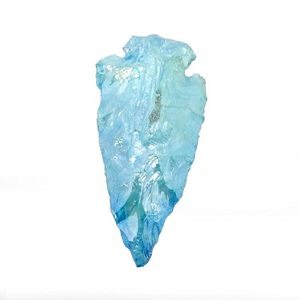 Pointe de flèche d'aigue-marine naturelle pierre naturelle Agate de guérison pointes de flèche en cristal reiki grossiste de pointes de flèche de guérison - Product Image 5