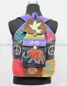 Mochila Algodón Estampado Elefante RCBB 309 - Product Image 1