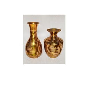 Jarrón Decorativo de Diseño Elegante, de Lujo, de la Mejor Calidad, Estándar, en Forma de Oro, Nuevo, Estilo Antiguo, para Decoración Floral - Product Image 1
