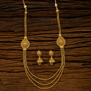 Collier Long plaqué or, modèle Antique, 15418 - Product Image 1