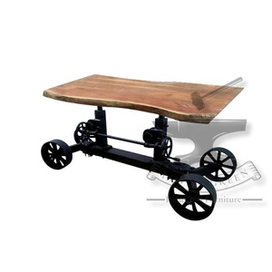 Table à manger avec bordure ajustable, usage industriel, nouveau modèle - Product Image 3