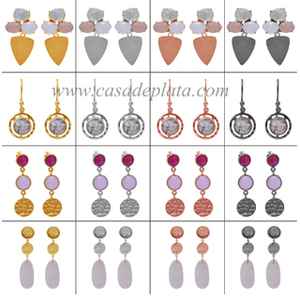 Unique Designer Pear Chalcedony Solid 925 Sterling <b>Silver</b> Handmade <b>Stud</b> <b>Earrings</b> Jewelry Fashionable <b>Stud</b> <b>Earring</b> <b>for</b> <b>Women</b>. - Product Image 4