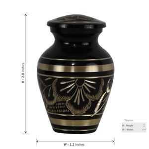 โกศเผาศพแกะสลักด้วยมือสำหรับบรรจุอัฐิมนุษย์ ดีไซน์รูปหยดน้ำ - Product Image 6