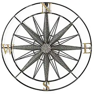 Kompas Logam Kualitas Tinggi Dekorasi Dinding Kompas Baru Seni Dinding Gantung